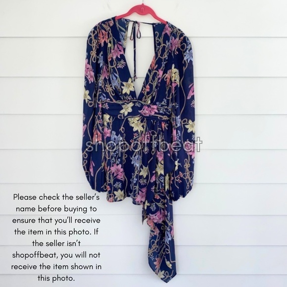 NEW Katie May Sleepless Nights Dress Navy Lily Small - Picture 12 of 17